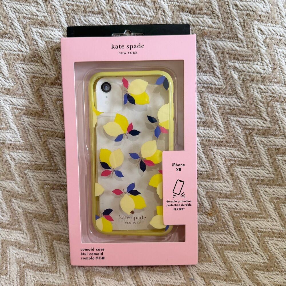Kate Spade iPhone XR Lemons Molded Phone Case